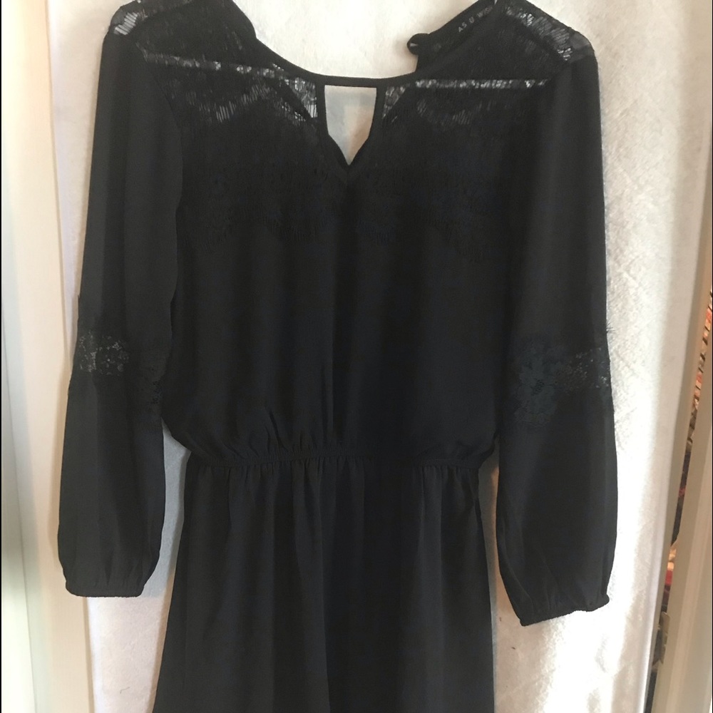 Black cocktail dress